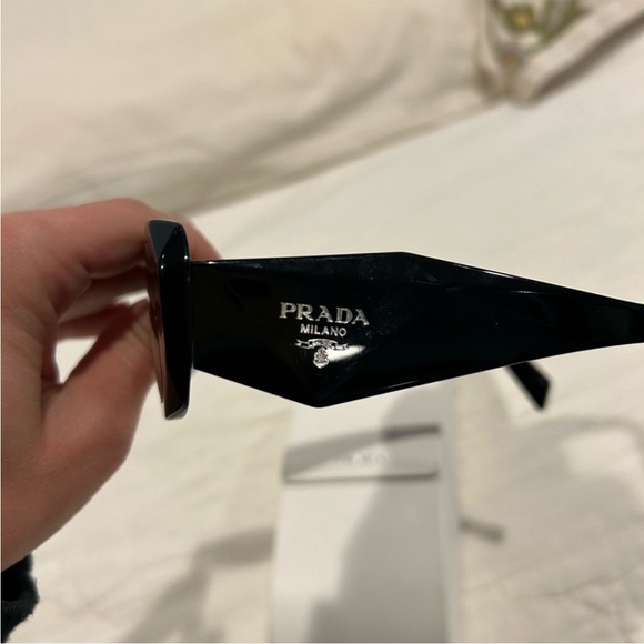 Prada Runway Sunglasses 49mm Black - Picture 2 of 5